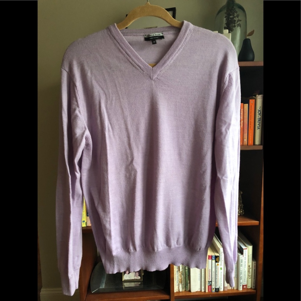 Wool Italy Marco Fiori sweater purple